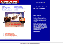 Tablet Screenshot of corolon.com